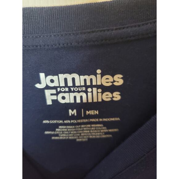 Jammies for Families Have a Dino-Mite Christmas Lounge Sleeve Tee, Mens Medium - Picture 5 of 5